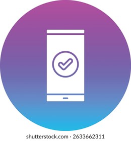 Ícone de vetor do smartphone. Pode ser usado para impressão, aplicativos móveis e da Web.