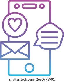 Smartphone vector icon. Can be used for printing, mobile and web applications.