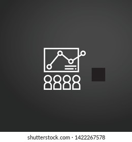 Smartphone vector icon. Smartphone concept stroke symbol design. Thin graphic elements vector illustration, outline pattern for your web site design, logo, UI. EPS 10.