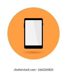 Design der Smartphone-Vektorillustration Telefonsymbol Symbol Vektorillustration Design.