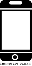 The smartphone vector icon vector illustration on white background..eps