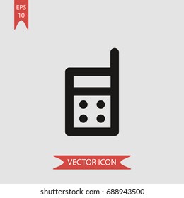 Smartphone vector icon, illustration symbol