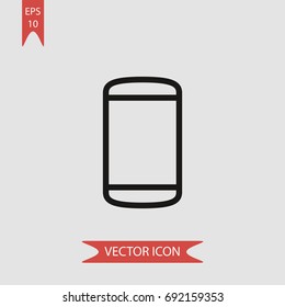 Smartphone vector icon, illustration symbol