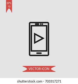Smartphone vector icon illustration symbol
