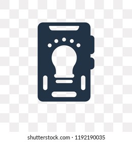 Smartphone vector icon isolated on transparent background, Smartphone transparency concept can be used web and mobile