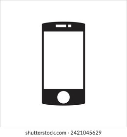 smartphone vector icon line template