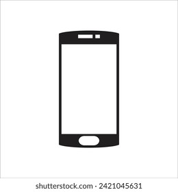 smartphone vector icon line template