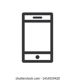 Smartphone vector icon in modern design style for web site and mobile app