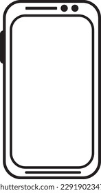 Smartphone vector icon. Modern phone.