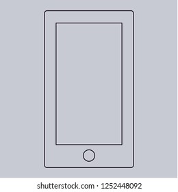 Smartphone vector icon. Modern, simple, isolated, flat best quality icon for web site designs or mobile apps. Vector illustration.