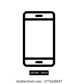 Smartphone vector icon modern and simple flat symbol for web site, mobile,logo, app, UI