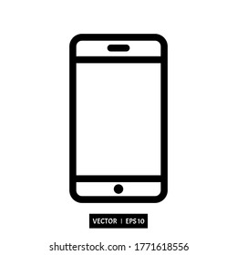 Icono vector Smartphone símbolo moderno y plano sencillo para sitio web, móvil, logotipo, aplicación, interfaz de usuario