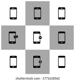 Smartphone vector icon modern and simple flat symbol for web site, mobile,logo, app, UI
