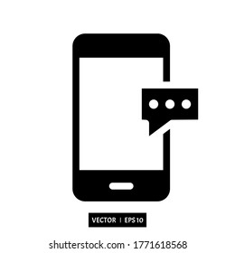 Smartphone-Vektorsymbol für moderne und einfache flache Symbole für Webseiten, Mobiltelefone, Logo, App, UI