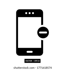 Smartphone-Vektorsymbol für moderne und einfache flache Symbole für Webseiten, Mobiltelefone, Logo, App, UI
