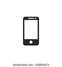 Smartphone vector icon on a white background