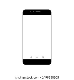 Smartphone Vector Icon with White Background. Smartphone Icon. Smartphone Vector