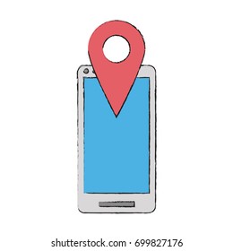 smartphone, vector illustration
