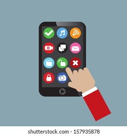 Smartphone Vector Illustration EPS10