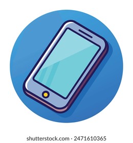 Icono de Ilustración vectorial de smartphone de alta calidad