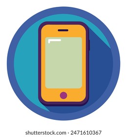 Icono de Ilustración vectorial de smartphone de alta calidad