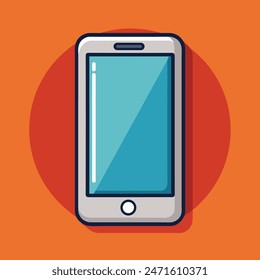 Icono de Ilustración vectorial de smartphone de alta calidad