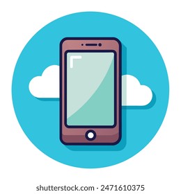 Smartphone Vector Illustration Icon high quality