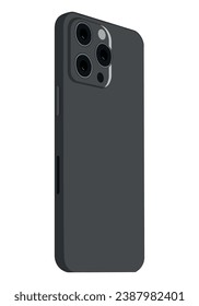 Ilustración vectorial de Smartphone. Juego de smartphone. Un teléfono con pantalla.