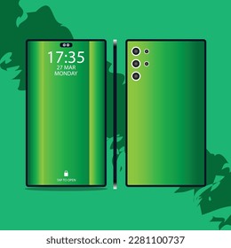 Ilustración vectorial de Smartphone,Plantilla para infografías o interfaz de diseño de interfaz de usuario de presentación