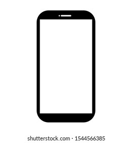 smartphone vector isolated on white background