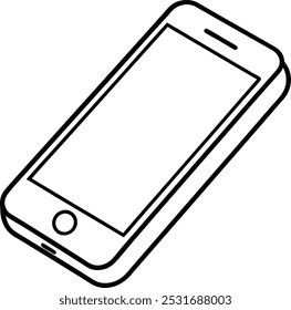 Imagem de arte vetorial do smartphone