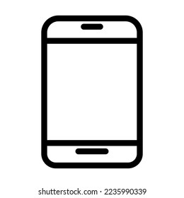 Diseño de iconos de la línea del vector Smartphone