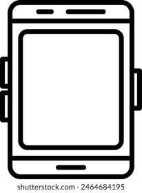 Smartphone Vector Line Icon Design