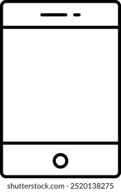 Design de ícones de linha vetor Smartphone