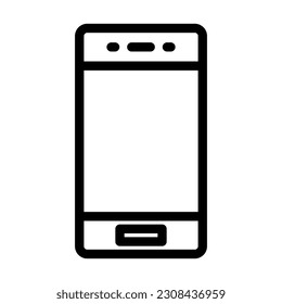 Smartphone-Vectordick-Line-Symbol für persönliche und kommerzielle Nutzung.
