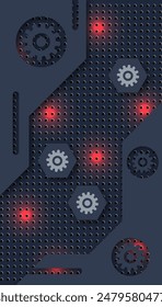Smartphone vector wallpaper. Technology style background