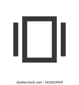 Smartphone vibration vector icon in modern design style for web site and mobile app