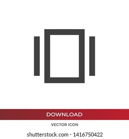 Smartphone vibration vector icon in modern design style for web site and mobile app