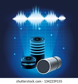 Smartphone voice recognition speaker