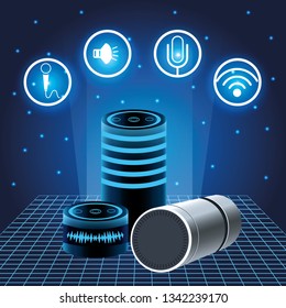 Smartphone voice recognition speaker