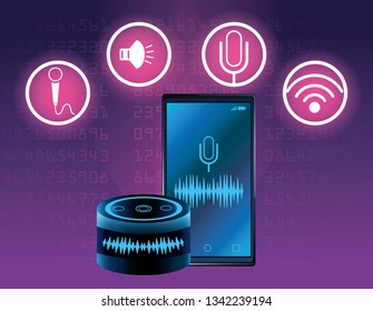 Smartphone voice recognition speaker
