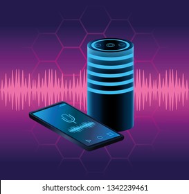 Smartphone voice recognition speaker