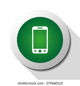Smartphone, web icon. Vector design