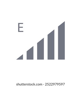 Smartphone wifi and battery icons. Mobile phone indicators, battery charge levels, 5G and wifi signal strength icons flat vector illustration set. Network wireless symbols on white background
