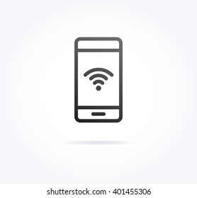 Smartphone Wi-fi Connection Icon