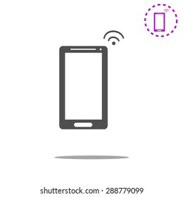 Smartphone with WiFi icon