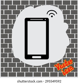 Smartphone with WiFi icon