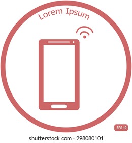 Smartphone with WiFi icon