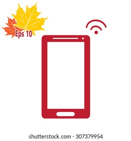 Smartphone with WiFi icon