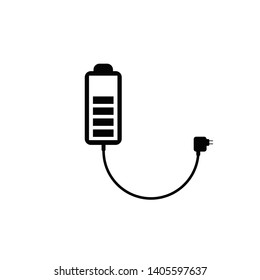 Smartphone Wireless Charging Icon isolated on white background